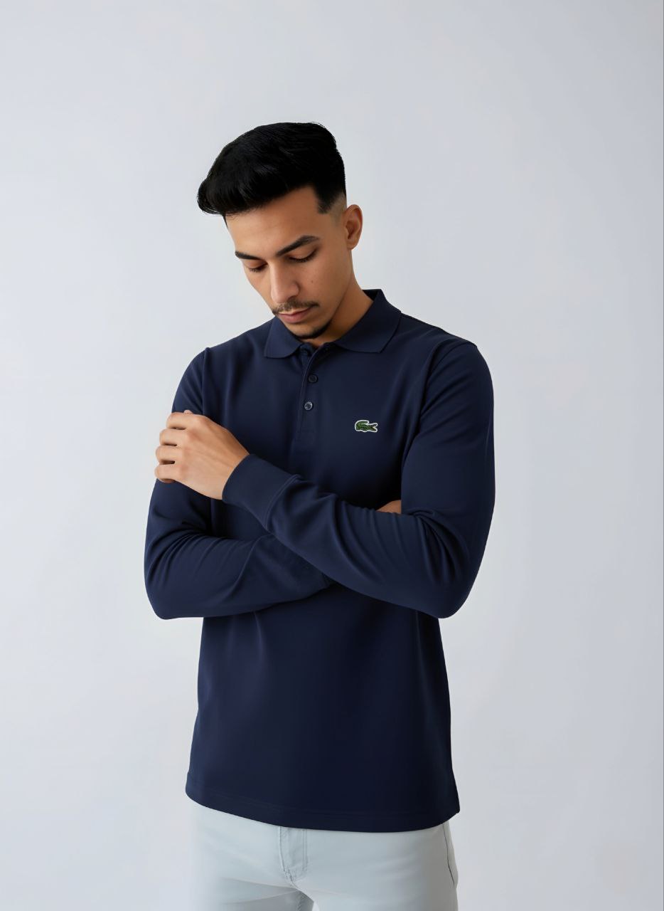 LACOSTE POLO - Bleu marine 🐊 - Image 1